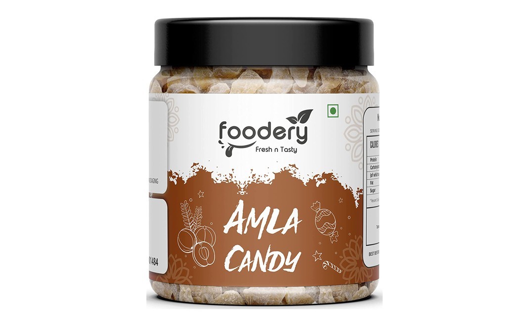 Foodery Amla Candy    Plastic Jar  250 grams